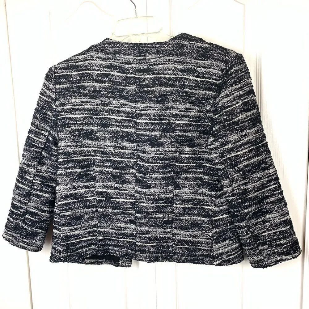Three Dots Metallic Thread Blazer Jacket‎ - Picture 3 of 3